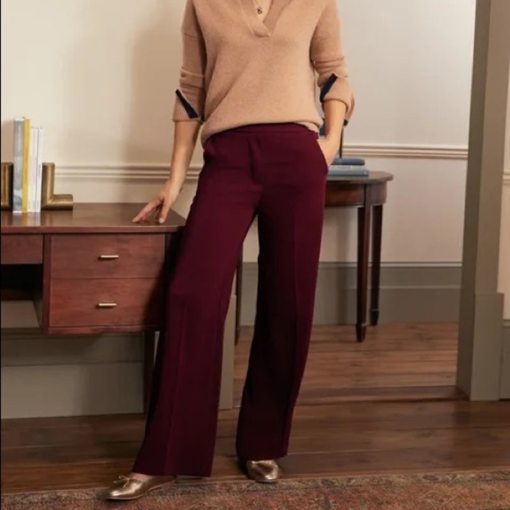 Womens Size 6P Boden Albemarle Wide Leg Pants NWT